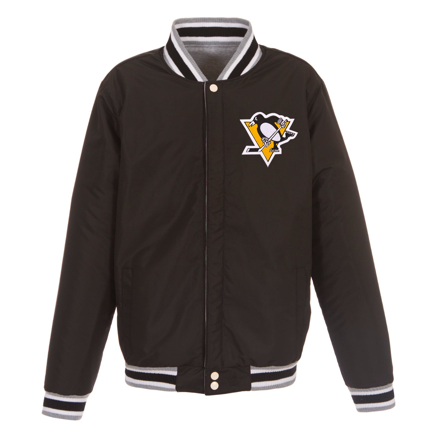 Pittsburgh Penguins Reversible Two-Tone Fleece Jacket