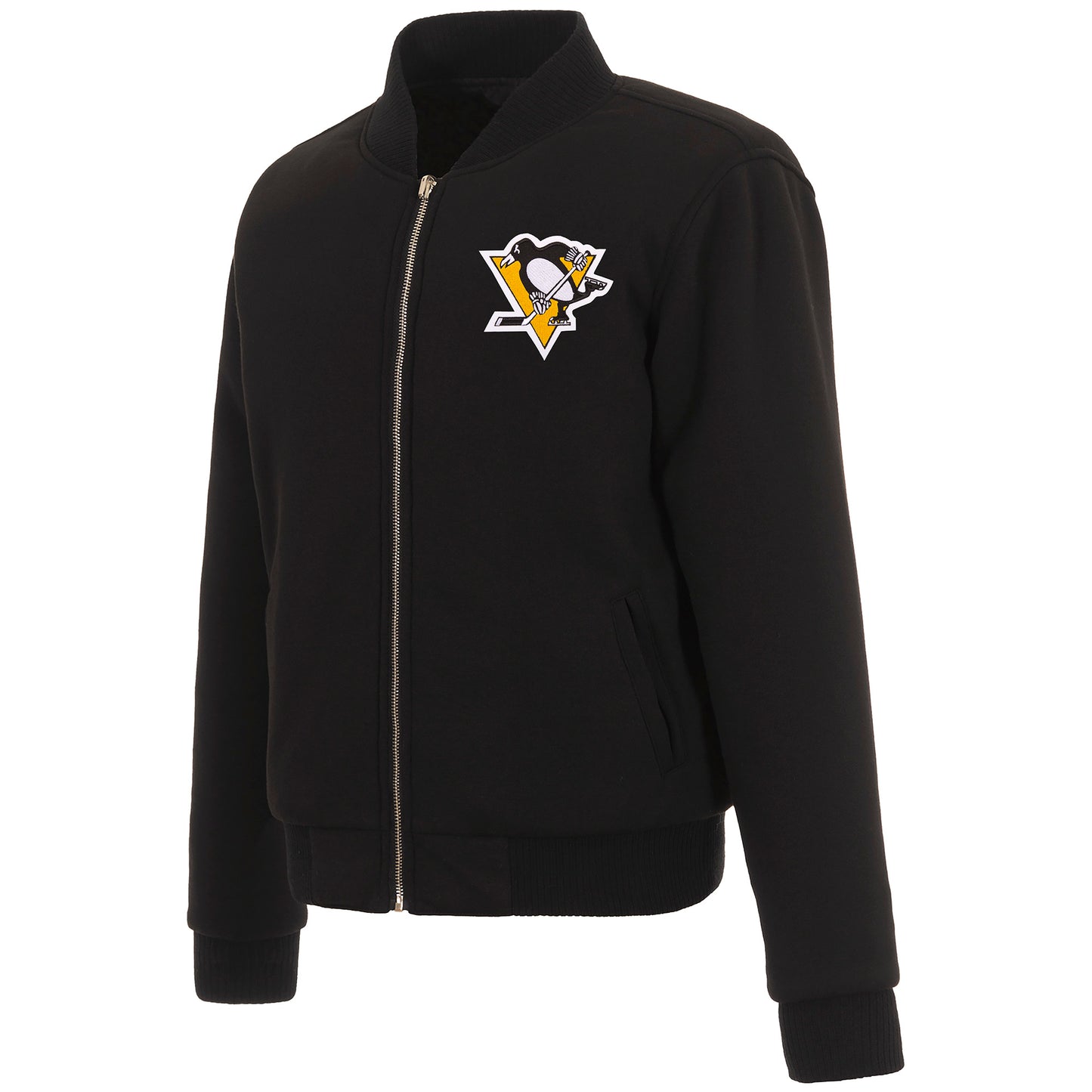 Pittsburgh Penguins Ladies Reversible Fleece Jacket