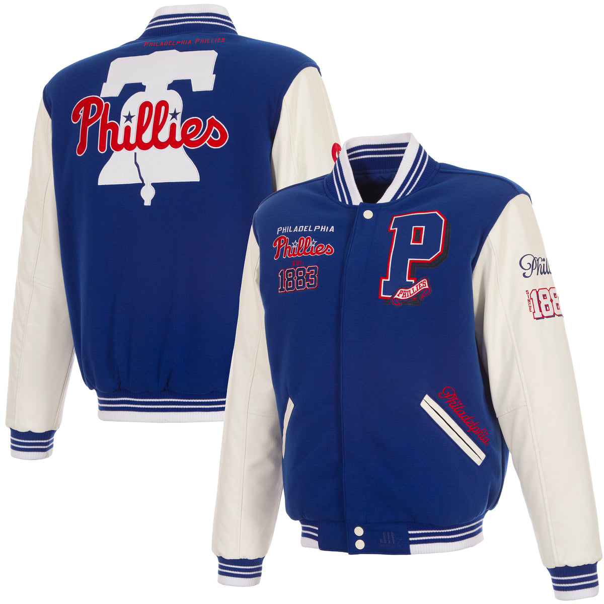Philadelphia Phillies Reversible Fleece Jacket