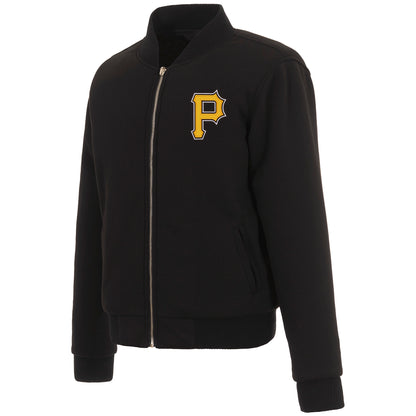 Pittsburgh Pirates Ladies Reversible Fleece Jacket