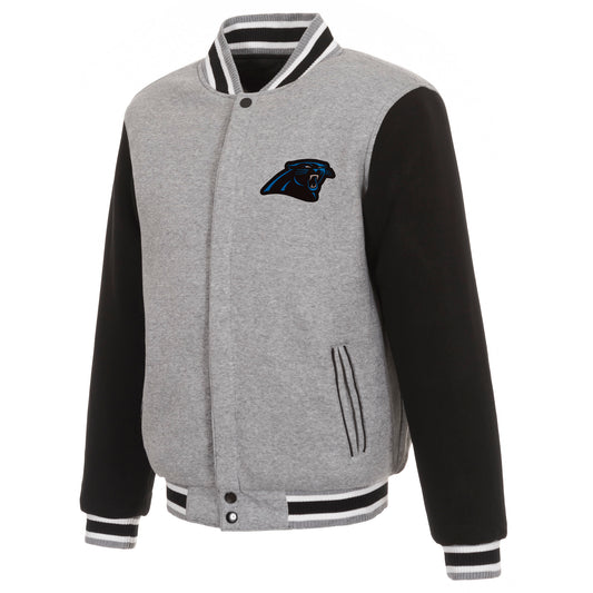 Carolina Panthers Reversible Two-Tone Fleece Jacket