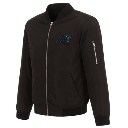 Carolina Panthers Nylon Bomber Jacket