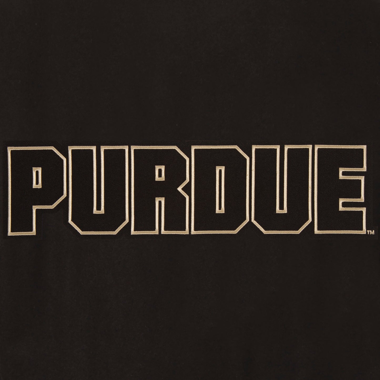 Purdue University Reversible Wool and Leather Jacket