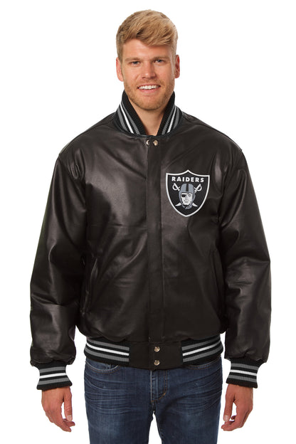 Las Vegas Raiders Full Leather Jacket