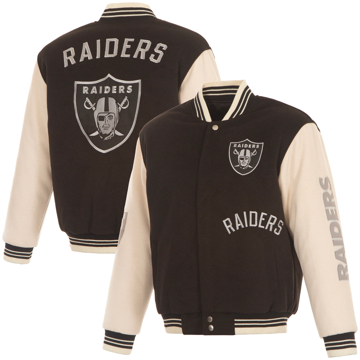 Las Vegas Raiders Reversible Varsity Jacket