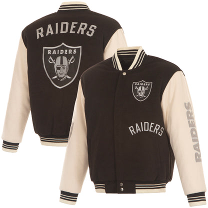 Las Vegas Raiders Reversible Varsity Jacket
