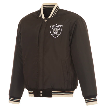 Las Vegas Raiders Reversible Varsity Jacket