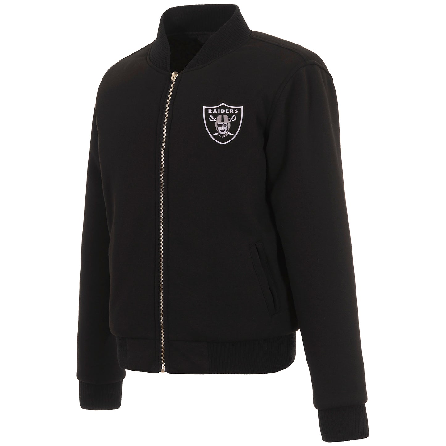 Las Vegas Raiders Ladies Reversible Fleece Jacket
