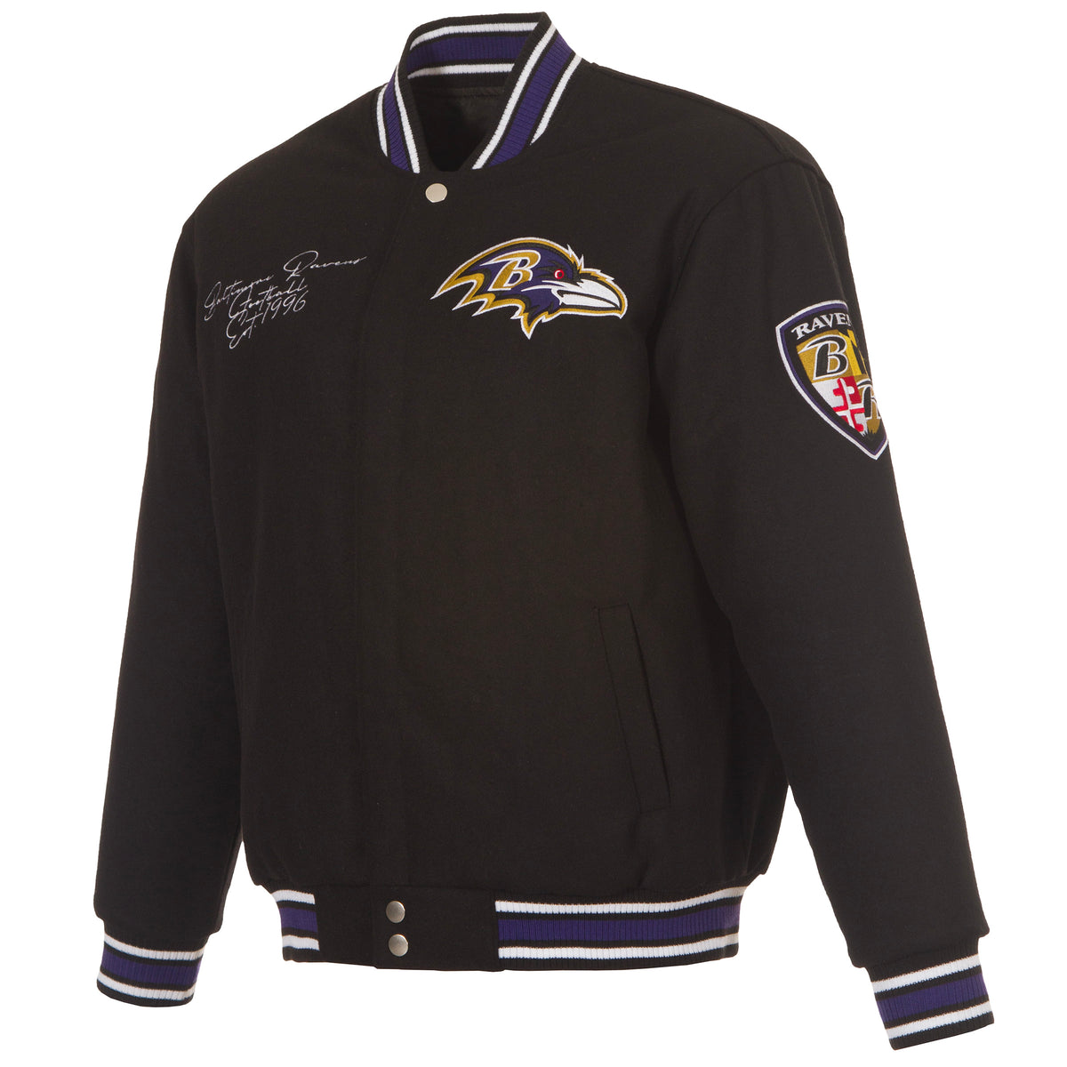 Baltimore Ravens Reversible All Wool Jacket