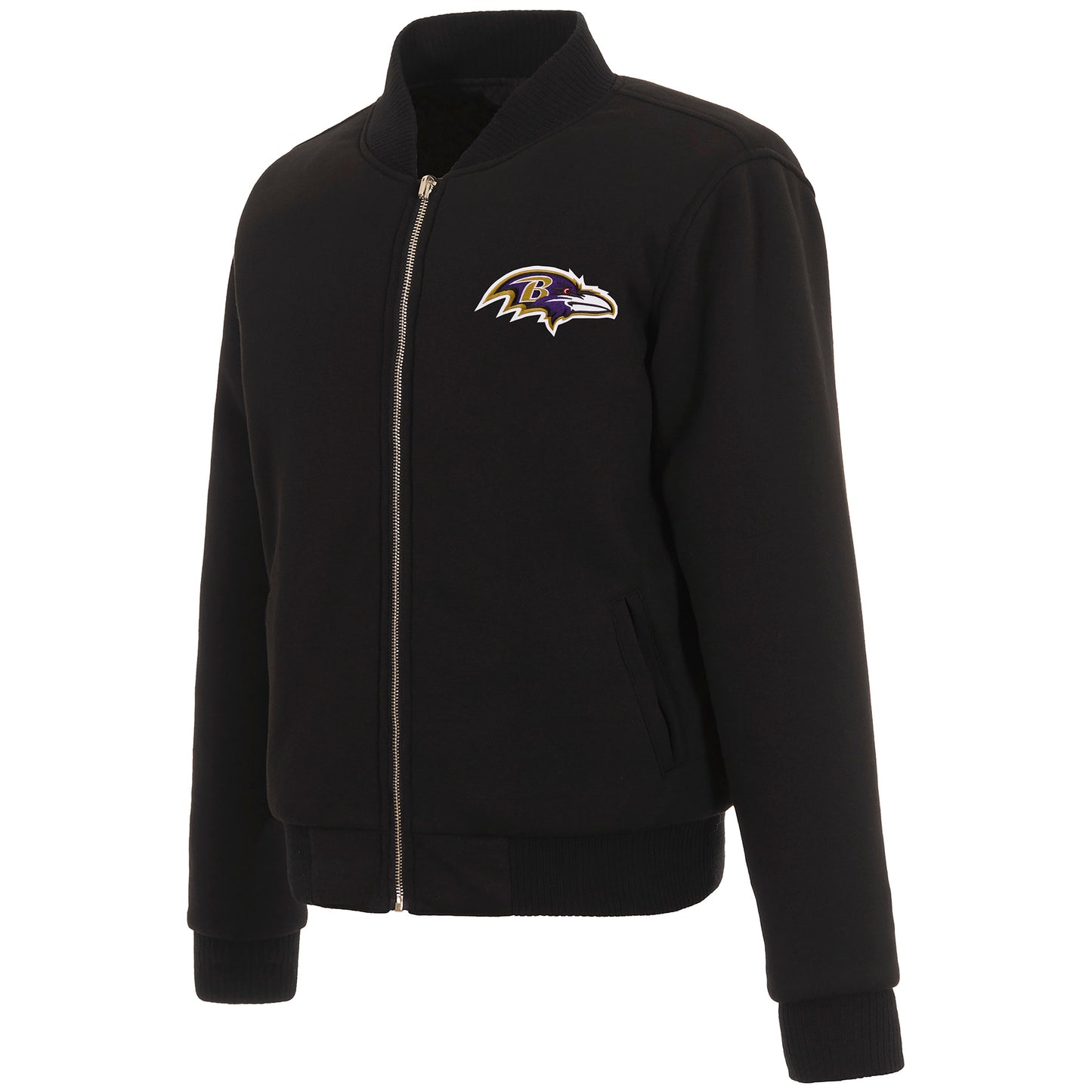 Baltimore Ravens Ladies Reversible Fleece Jacket