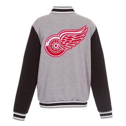 Detroit Red Wings Reversible Two-Tone Fleece Jacket