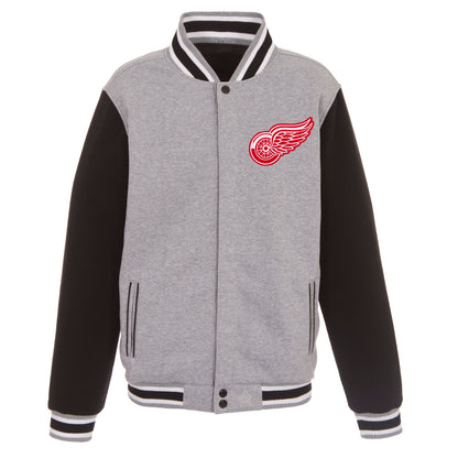 Detroit Red Wings Reversible Two-Tone Fleece Jacket