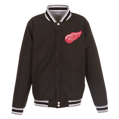 Detroit Red Wings Reversible Two-Tone Fleece Jacket