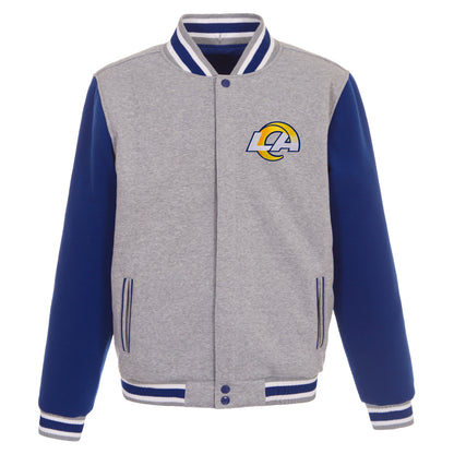 Los Angeles Rams Reversible Two-Tone Fleece Jacket