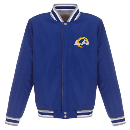 Los Angeles Rams Reversible Two-Tone Fleece Jacket