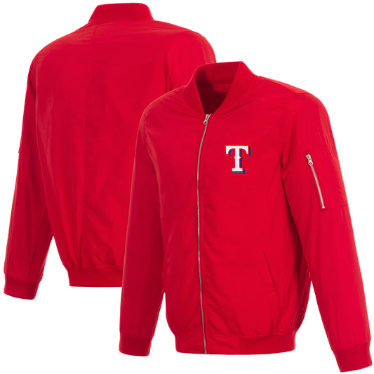 Texas Rangers Nylon Bomber Jacket