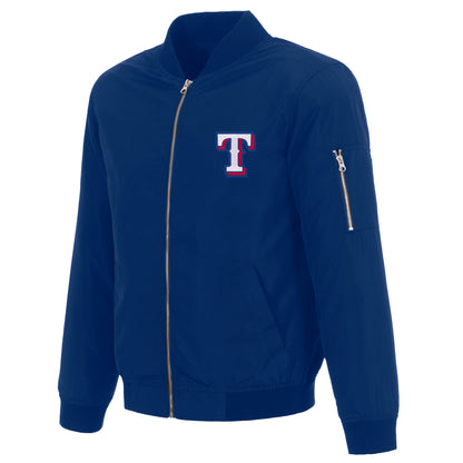 Texas Rangers Nylon Bomber Jacket