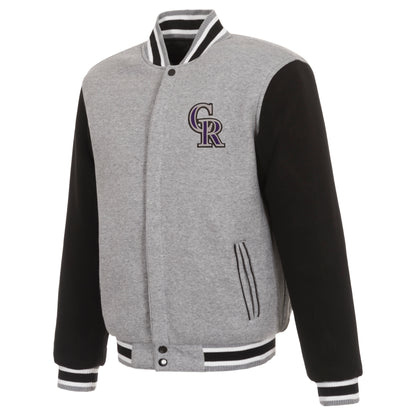 Colorado Rockies Reversible Fleece Jacket