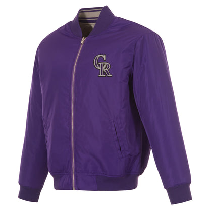 Colorado Rockies Reversible Flight Jacket