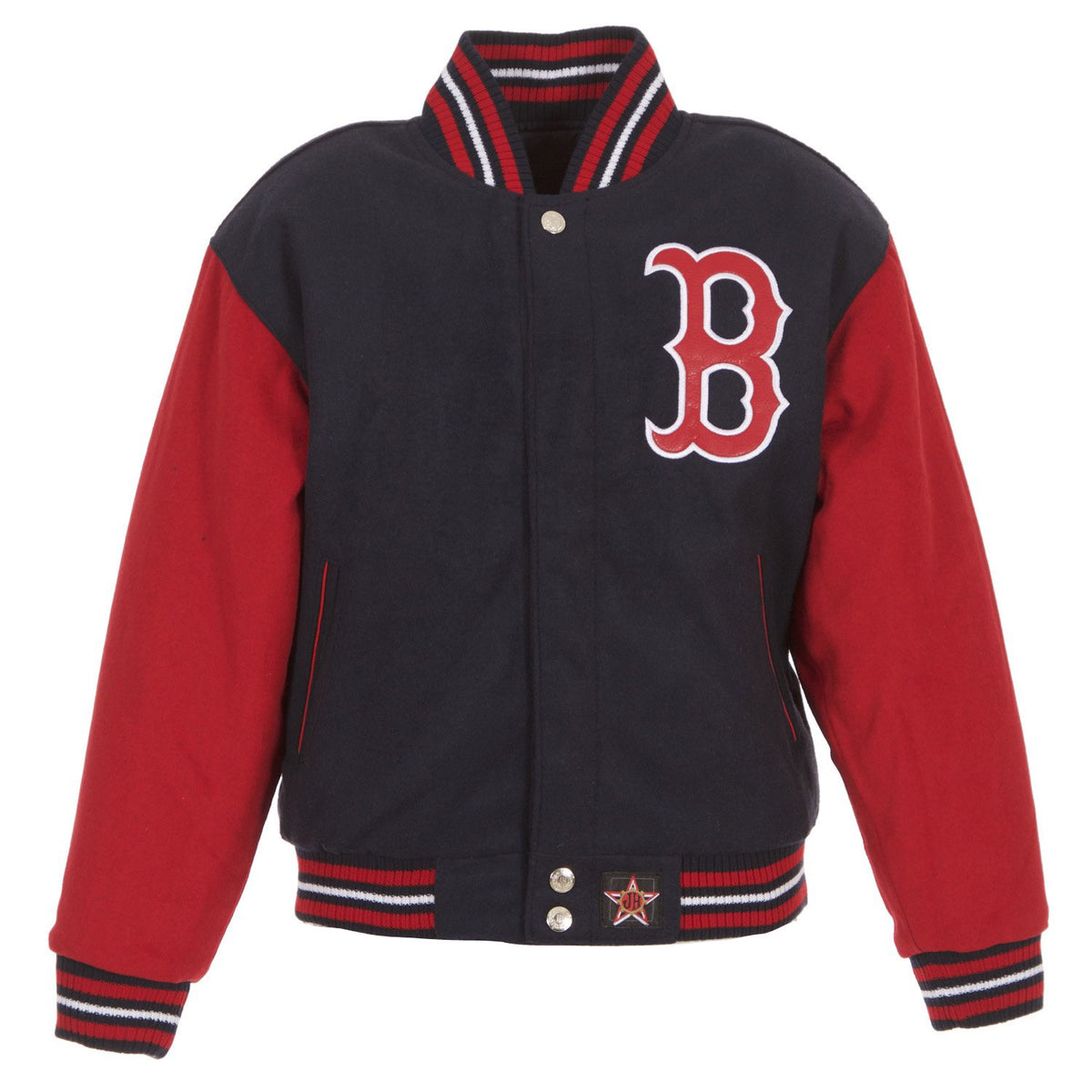 Boston Red Sox Kids Reversible All Wool Jacket