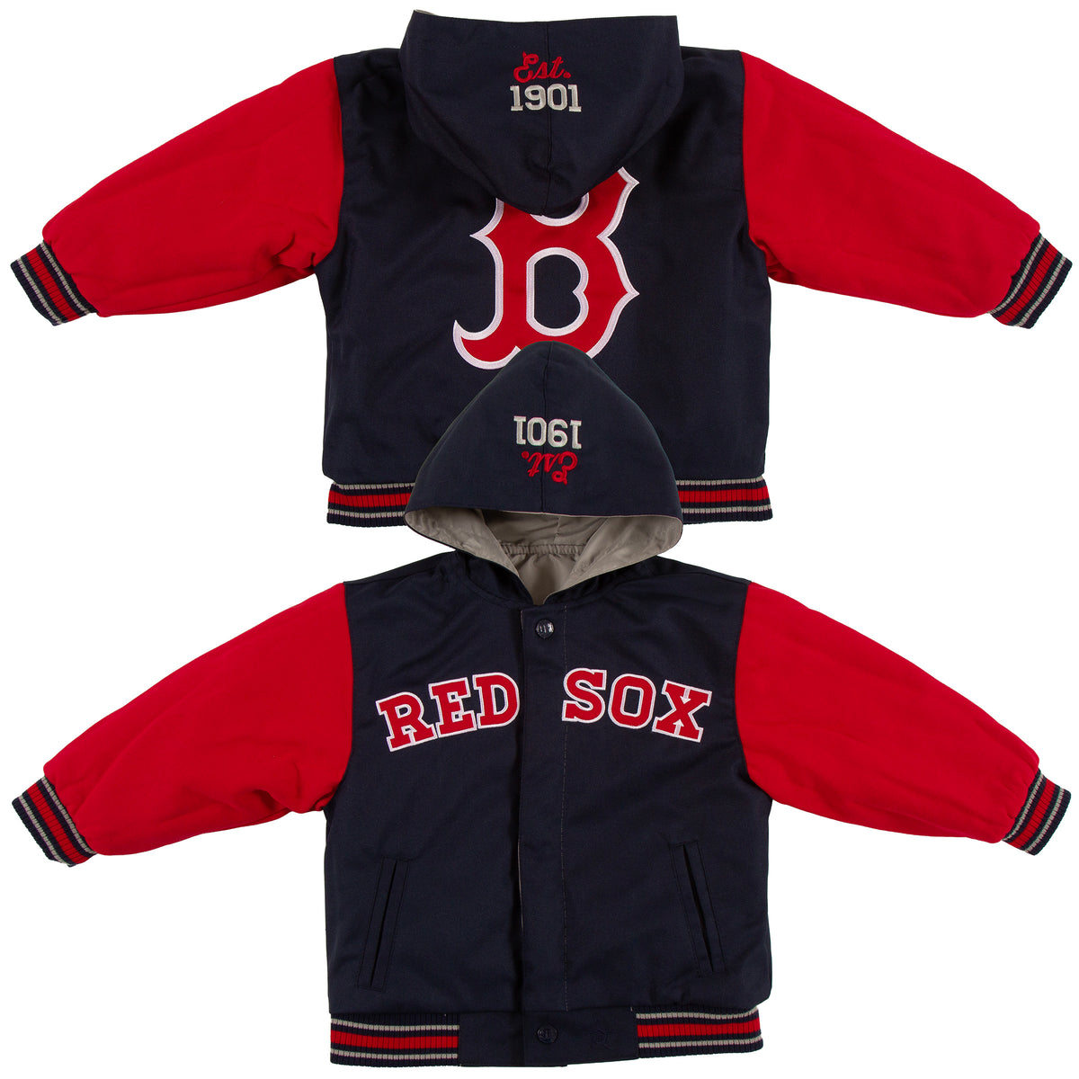 Boston Red Sox Toddler's Reversible Hoodie