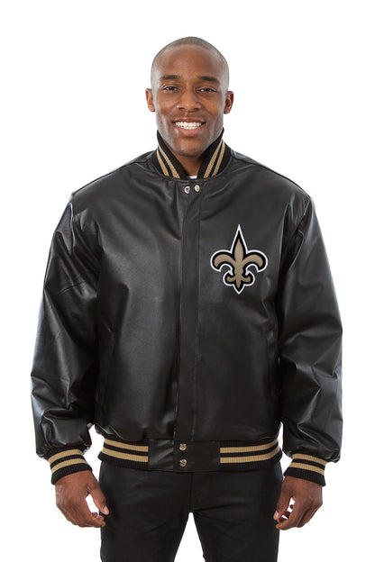 New Orleans Saints Full Leather Jacket