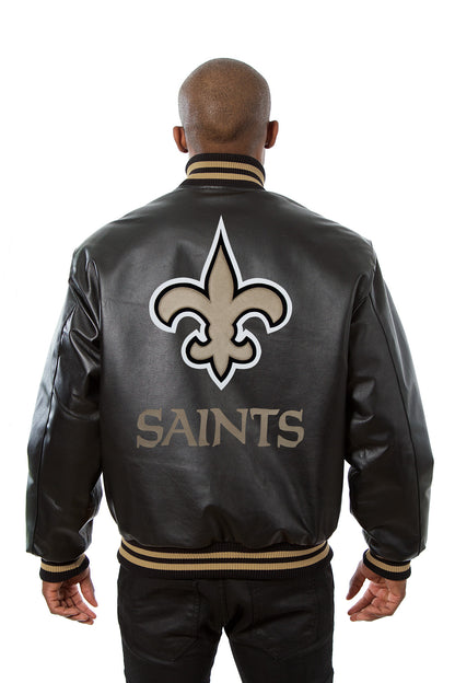 New Orleans Saints Full Leather Jacket