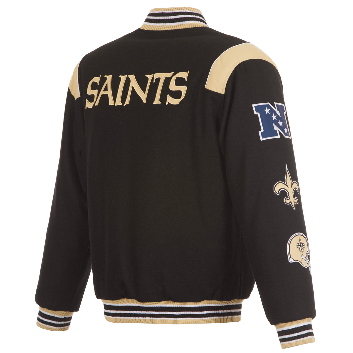 New Orleans Saints Reversible Wool Varsity Jacket