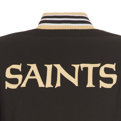 New Orleans Saints Reversible Wool Varsity Jacket