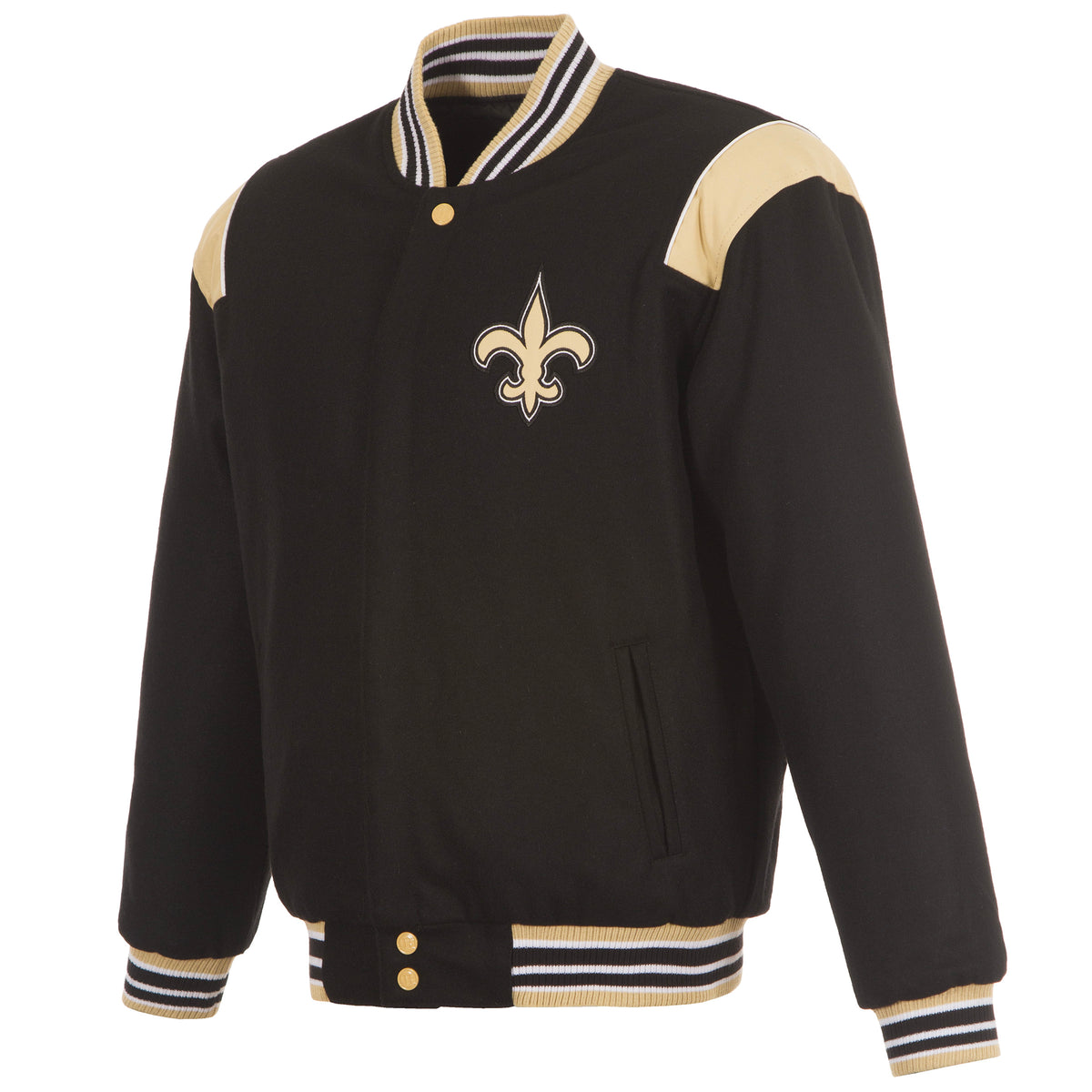 New Orleans Saints Reversible Wool Varsity Jacket