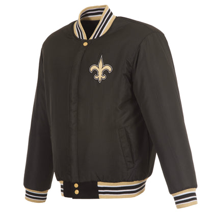 New Orleans Saints Reversible Wool Varsity Jacket