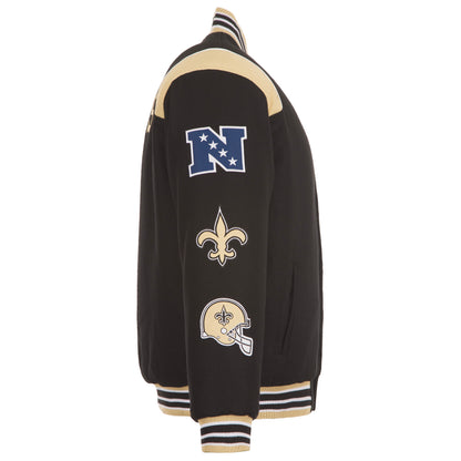 New Orleans Saints Reversible Wool Varsity Jacket