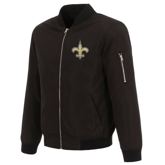 New Orleans Saints Nylon Bomber Jacket