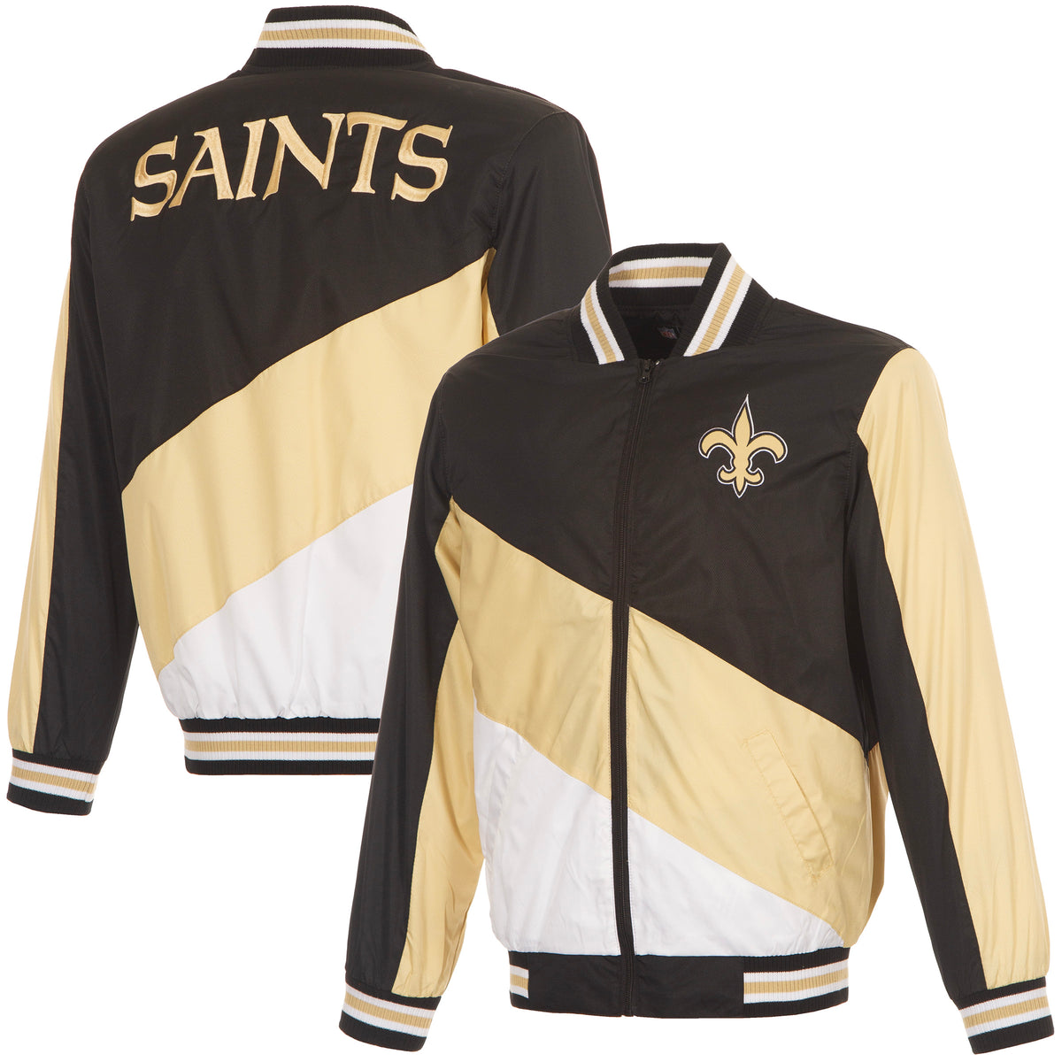 New Orleans Saints Nylon Varsity Jacket
