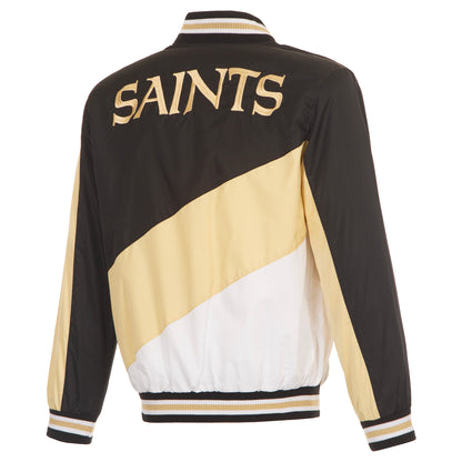 New Orleans Saints Nylon Varsity Jacket