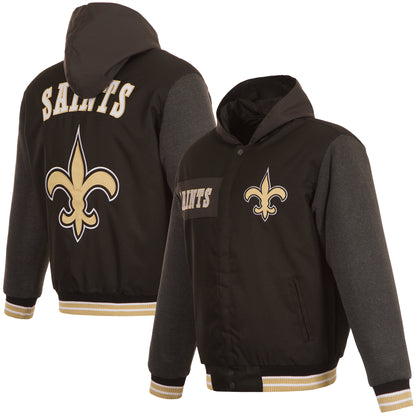 New Orleans Saints Reversible Hooded Jacket
