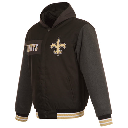 New Orleans Saints Reversible Hooded Jacket