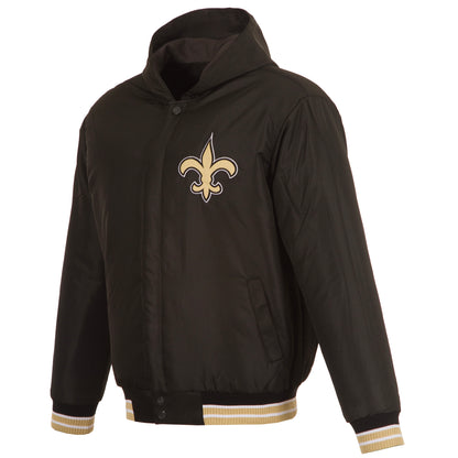 New Orleans Saints Reversible Hooded Jacket