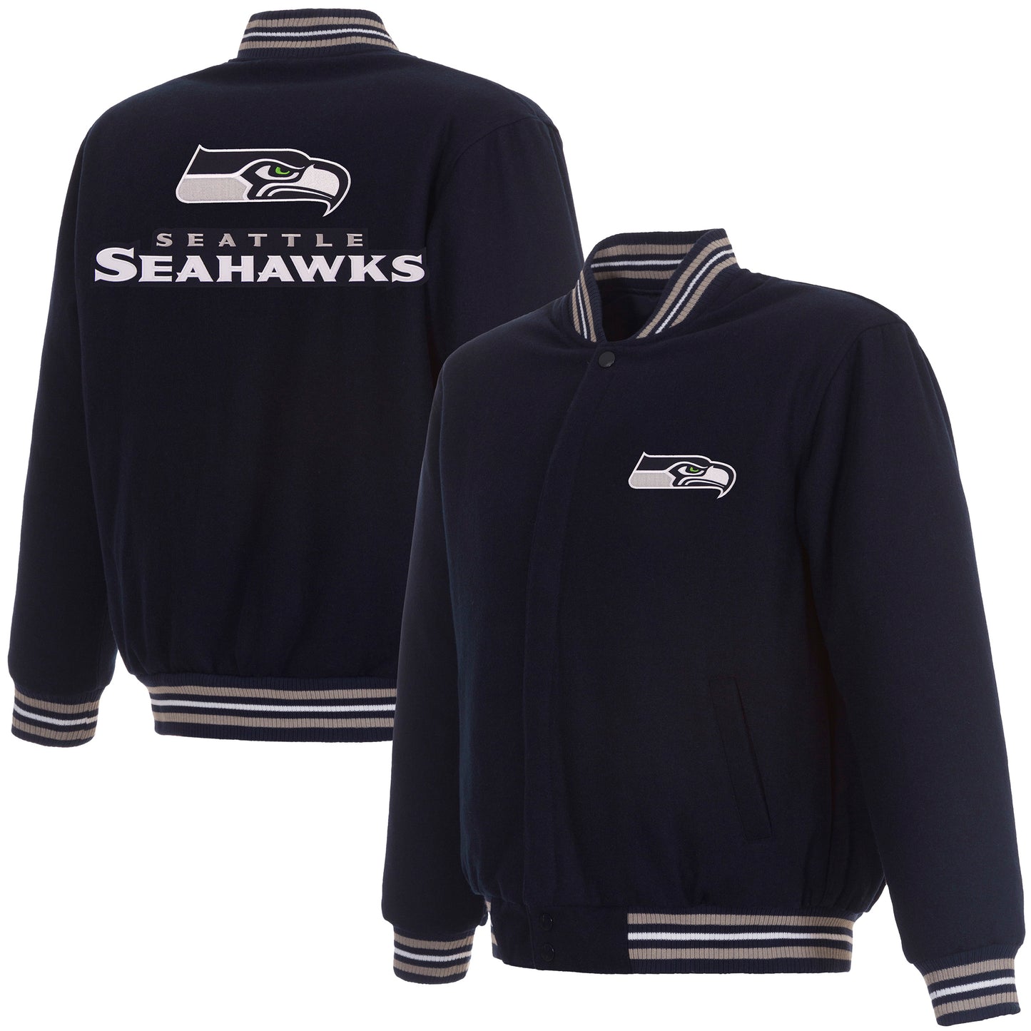 Seattle Seahawks All Wool Jacket