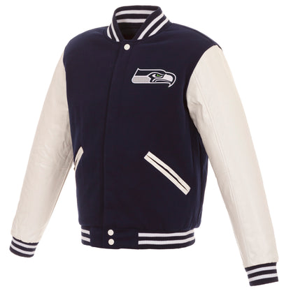 Seattle Seahawks Reversible Varsity Jacket