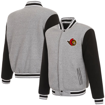 Ottawa Senators Reversible Two-Tone Fleece Jacket