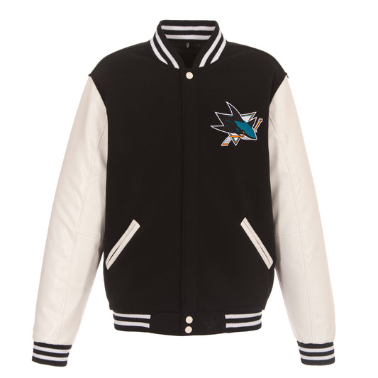 San Jose Sharks Reversible Varsity Jacket