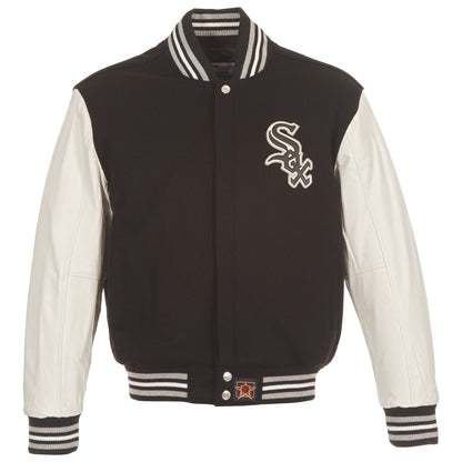 Chicago White Sox Wool and Leather Jacket