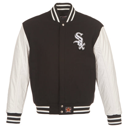 Chicago White Sox Wool and Leather Jacket