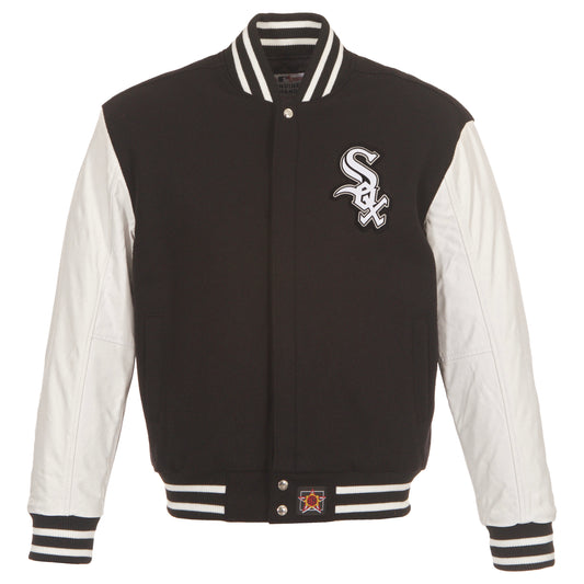 Chicago White Sox Wool and Leather Jacket