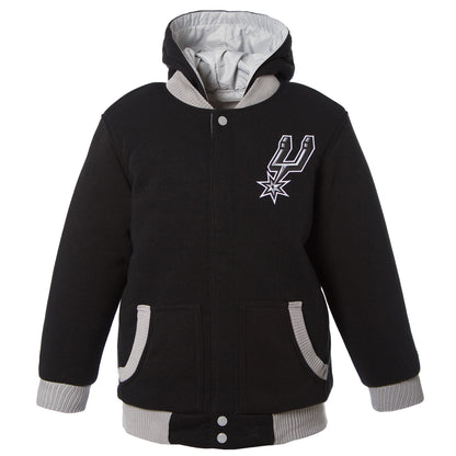San Antonio Spurs Reversible Fleece Hooded Jacket