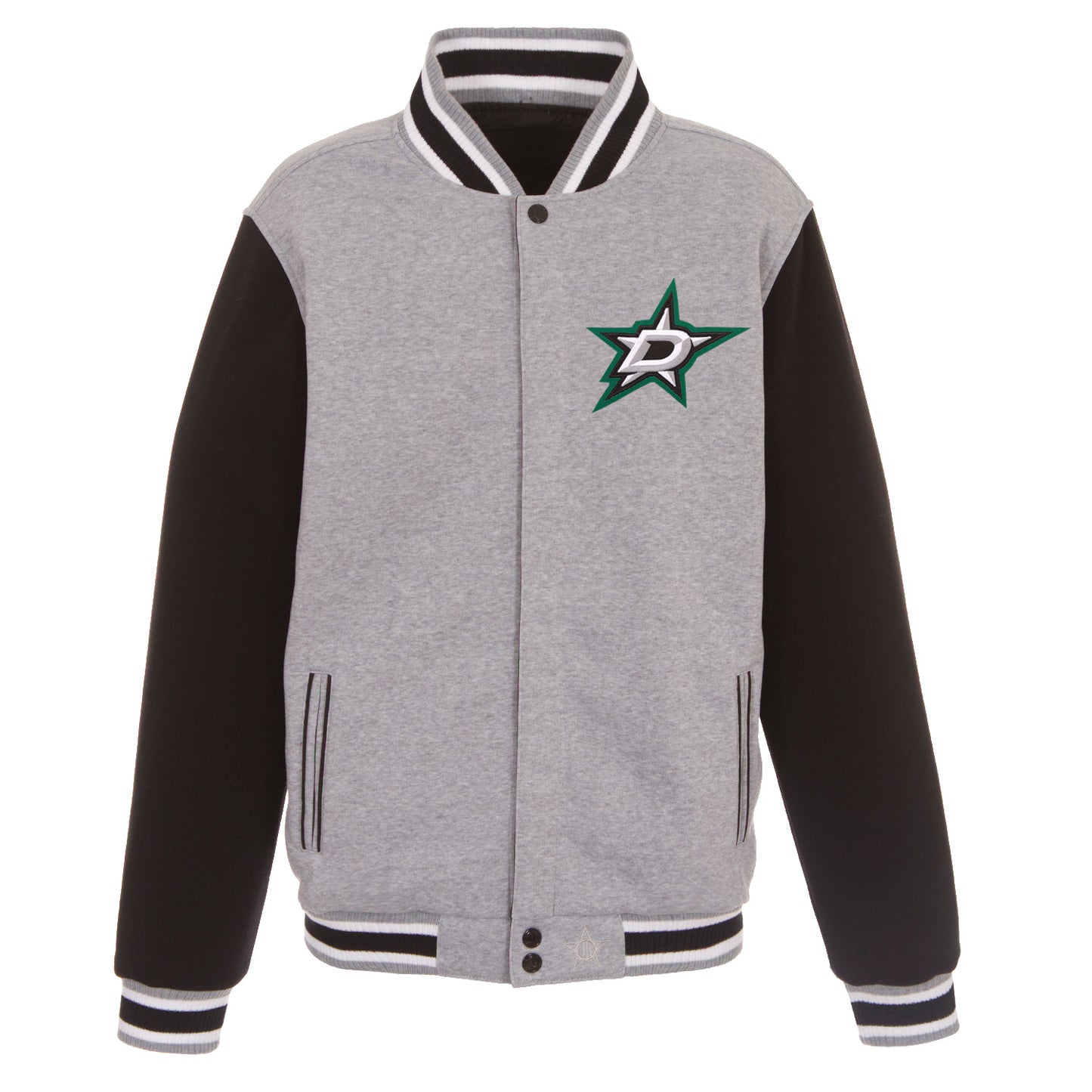 Dallas Stars Reversible Two-Tone Fleece Jacket