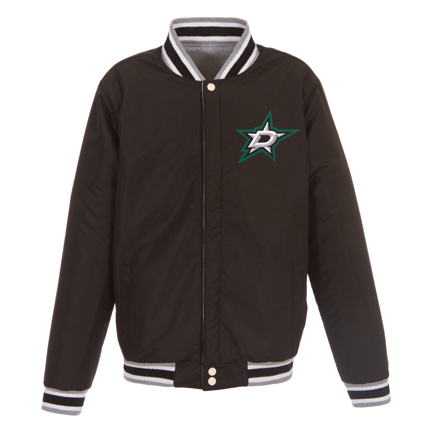 Dallas Stars Reversible Two-Tone Fleece Jacket