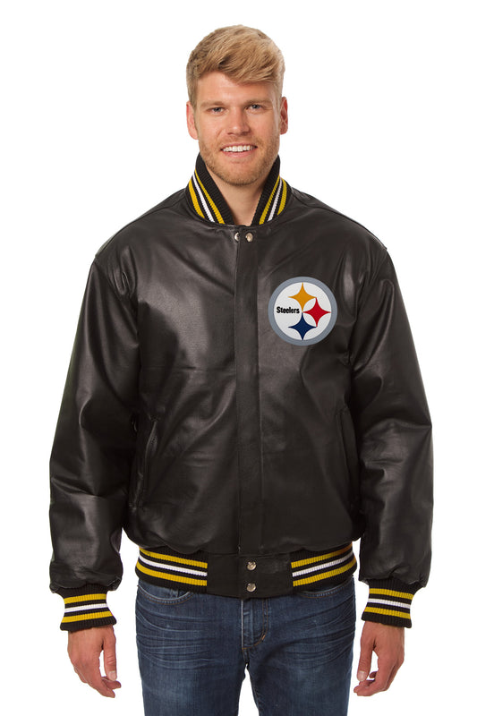 Pittsburgh Steelers Full Leather Jacket