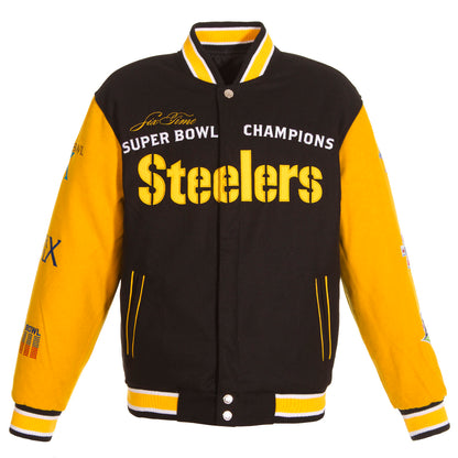 Pittsburgh Steelers Commemorative Reversible Varsity Jacket